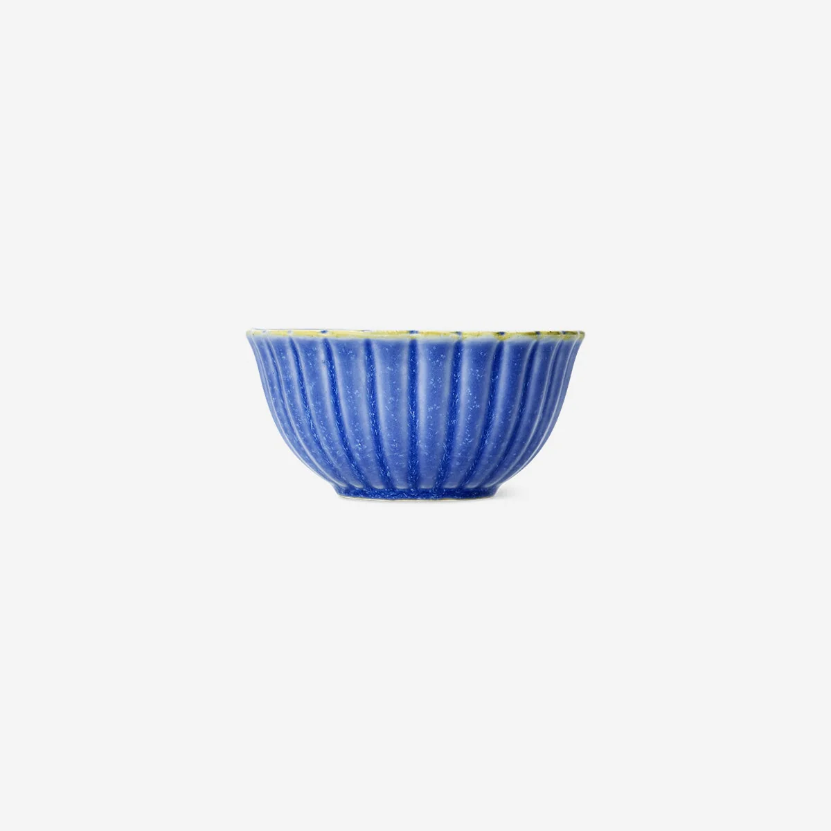 Blue bowl with seashell look - 12 cm - Image 2