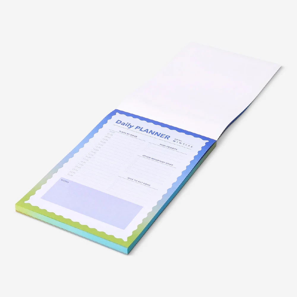 Blue daily planner notepad - Image 3