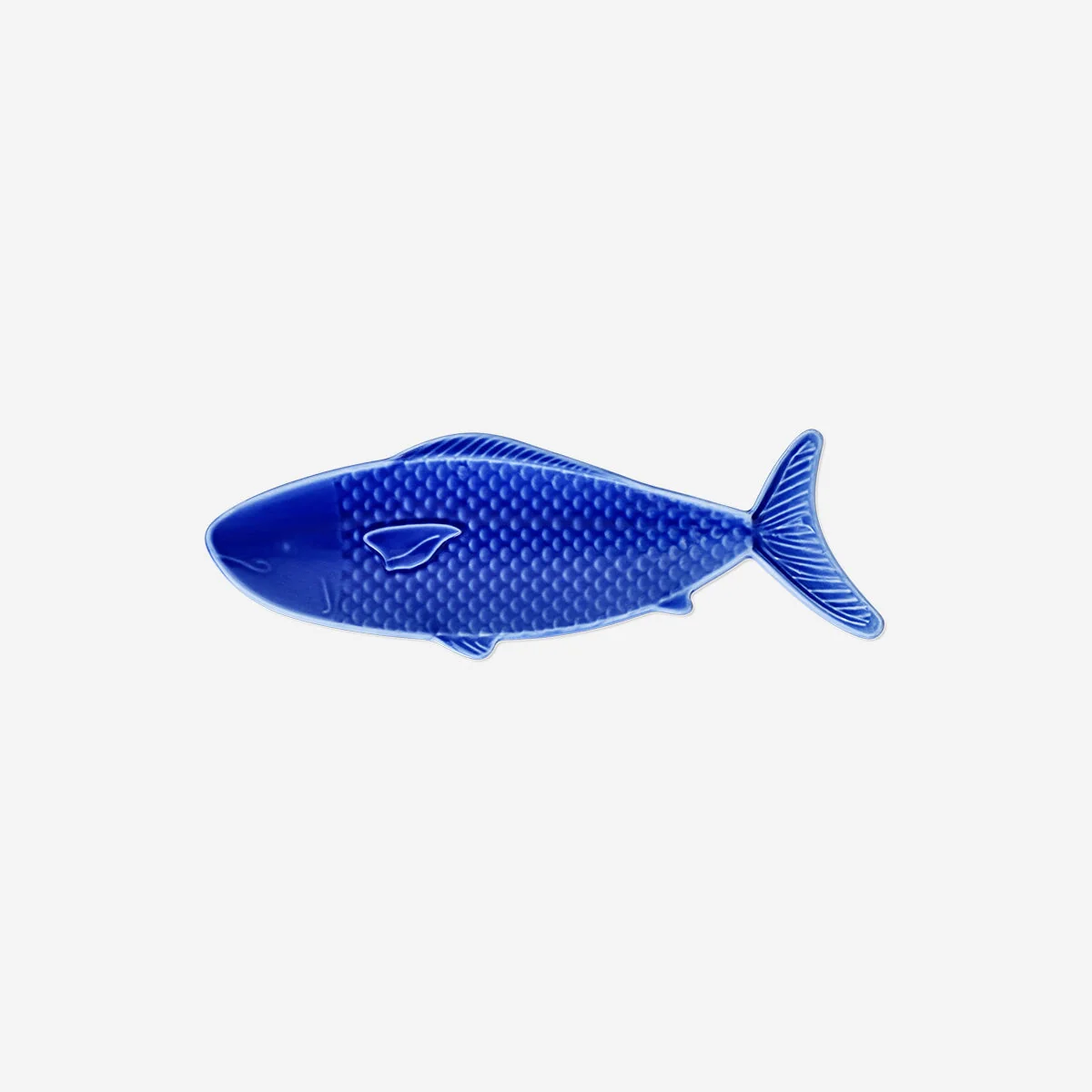 Blue fish serving plate - 26 cm - Image 2