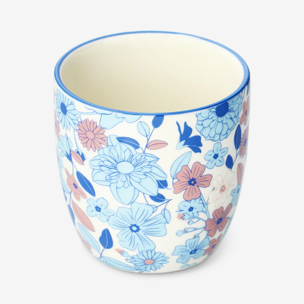 Blue floral espresso cup - Image 2