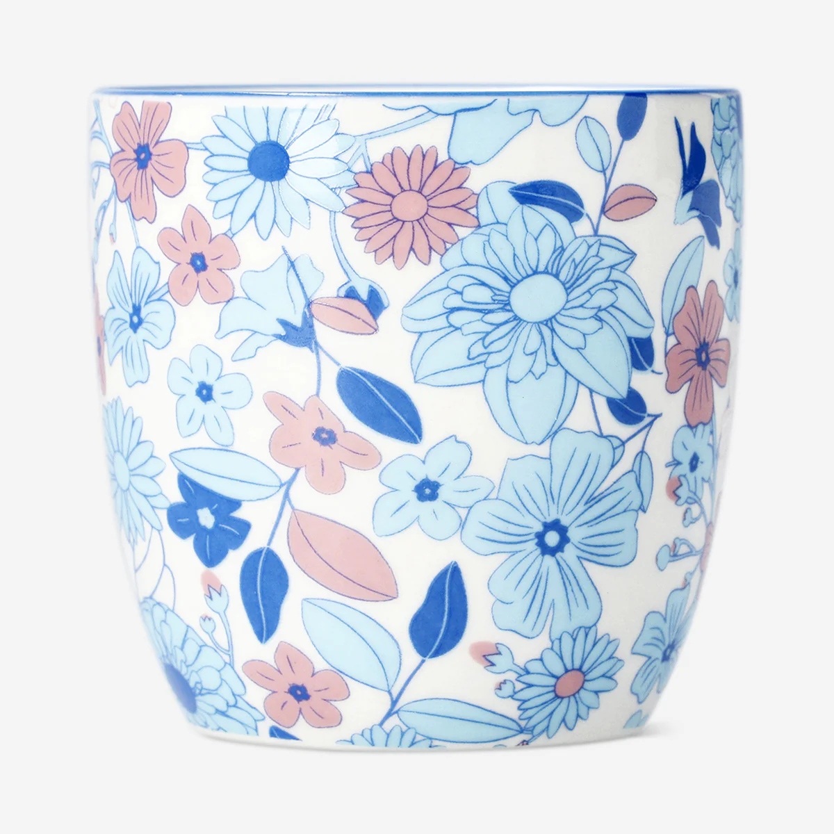 Blue floral espresso cup - Image 3