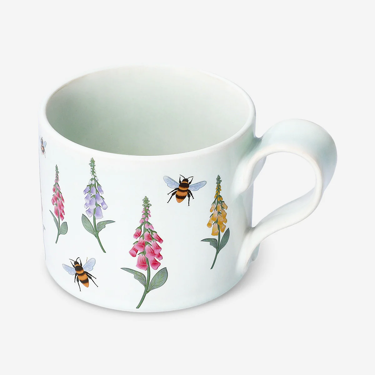 Blue floral mug - 355 ml - Image 3