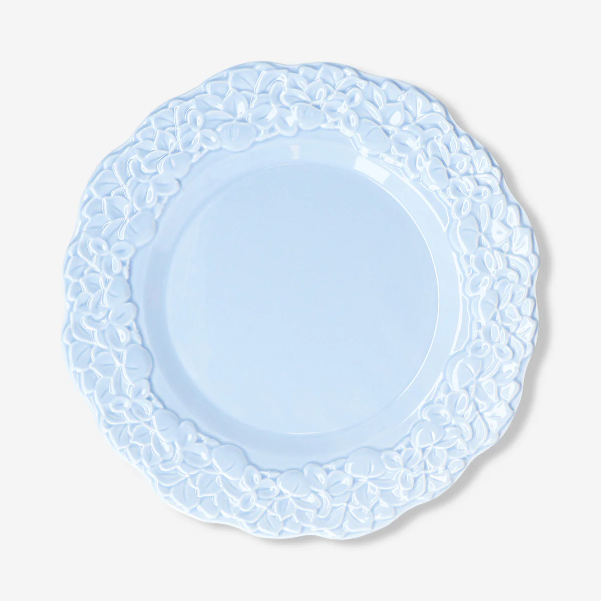 Blue hydrangea flower plate - 26 cm - Image 2