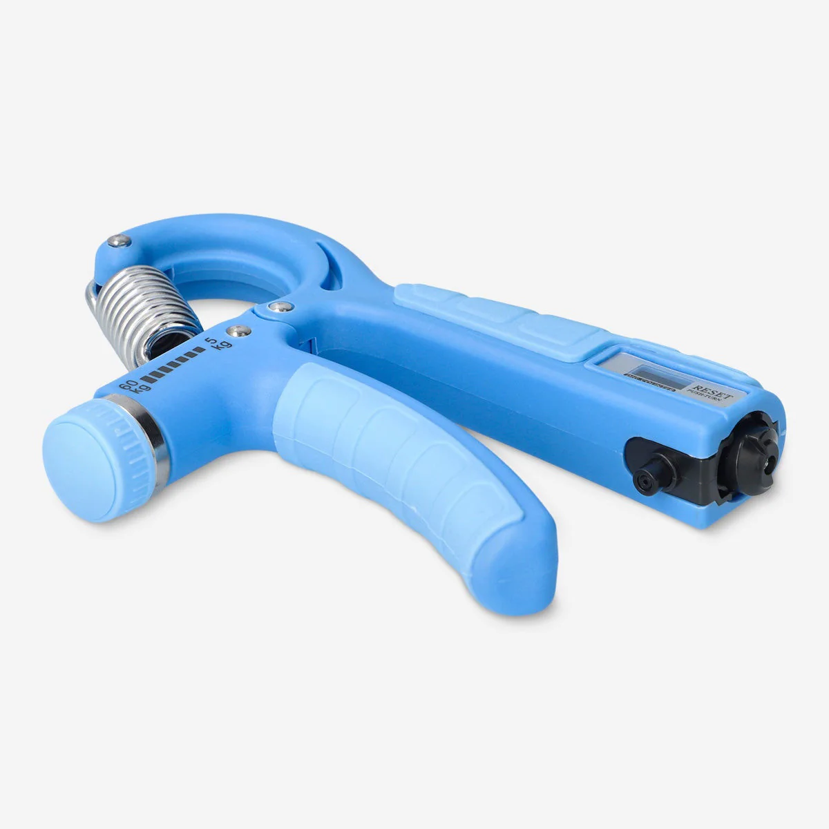 Blue hand grip with adjustable resistance – 5 to 60 kg - Image 3