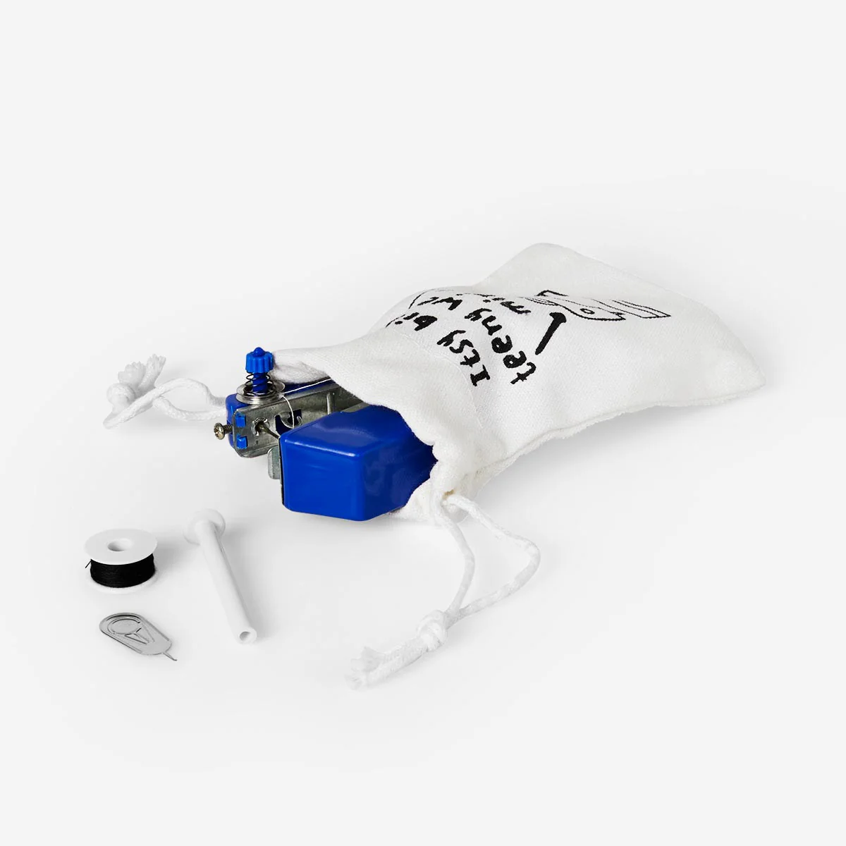 Blue Handheld Sewing Machine - Image 2