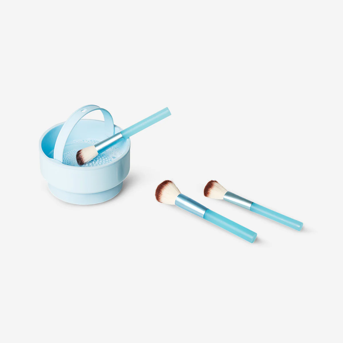 Blue makeup brush organiser and cleaner - Image 3