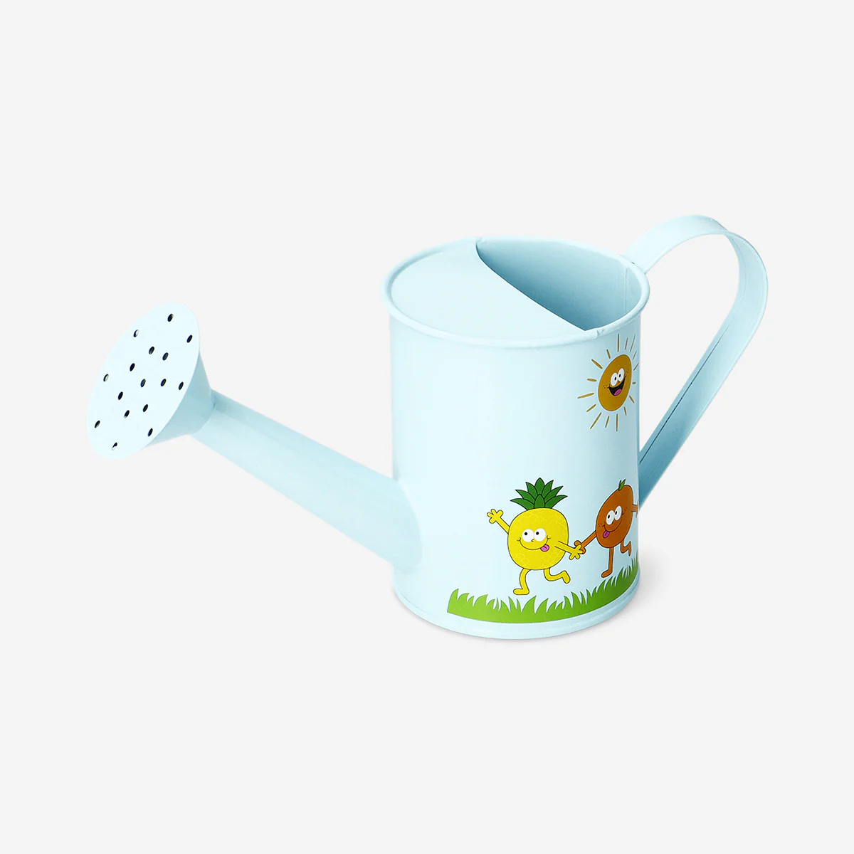 Blue metal watering can - Image 2