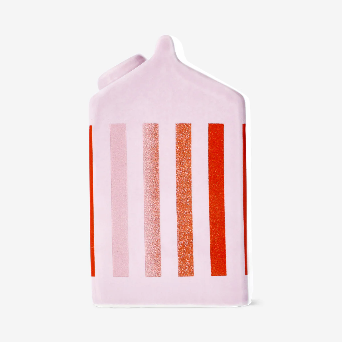 Blue milk carton vase - 12 cm - Image 3