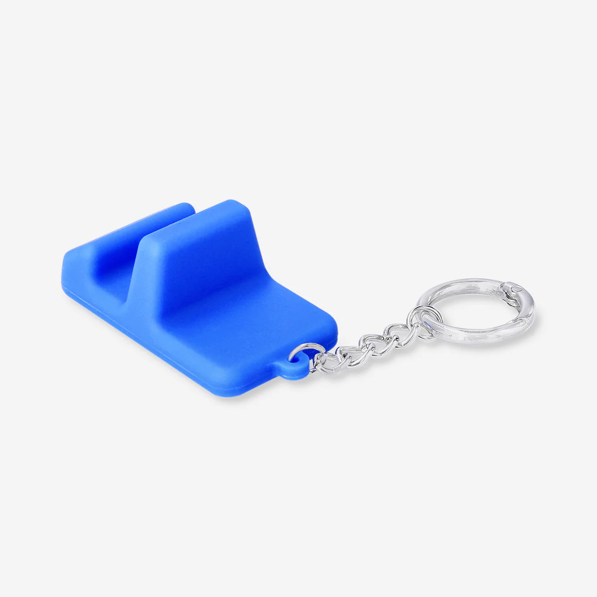 Blue phone stand with key ring - Image 3