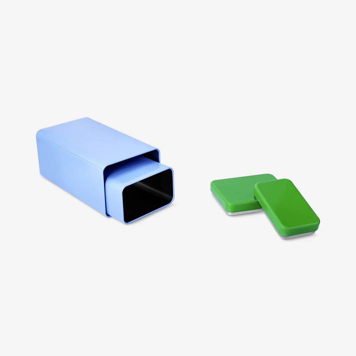 Blue food storage tins - 2 pcs - Image 3