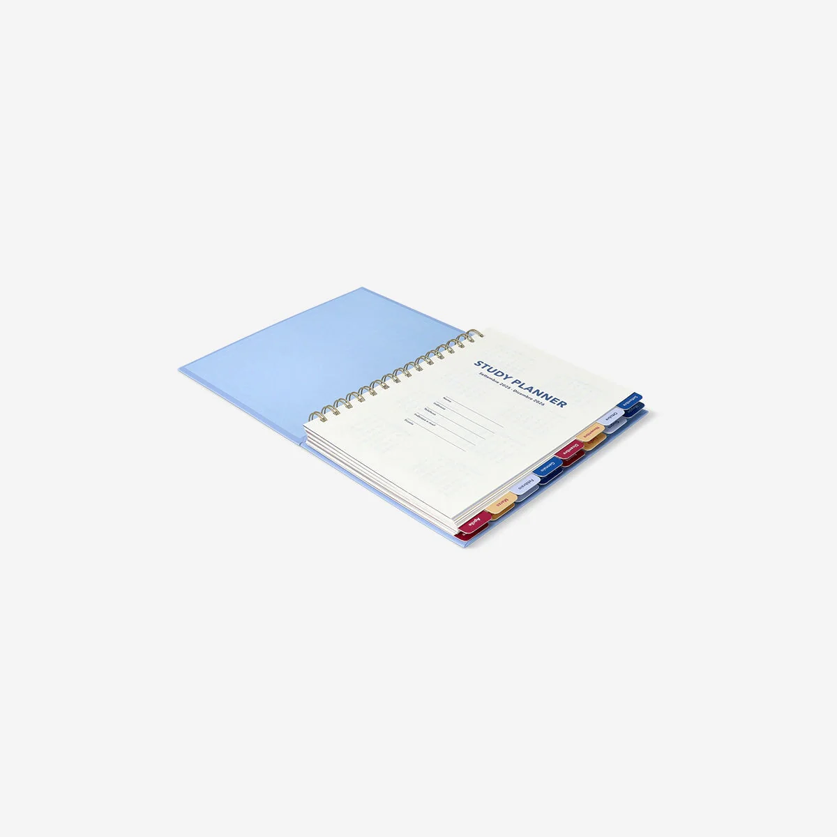 Blue study planner - Italian - Image 2