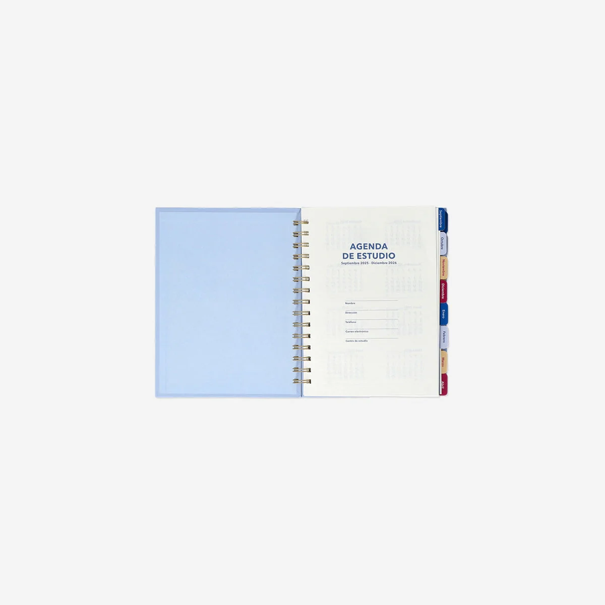 Blue study planner - Spanish - Image 2