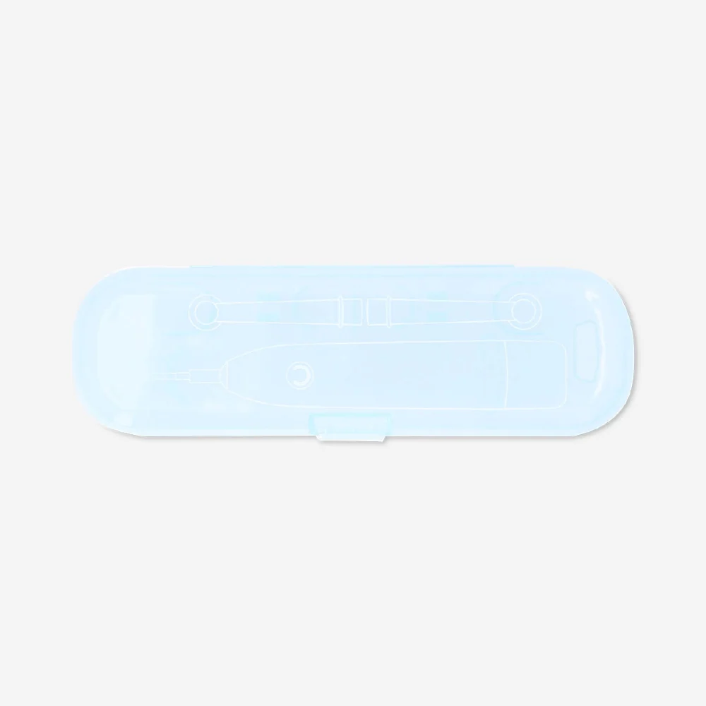 Blue travel case for electric toothbrush - Image 2