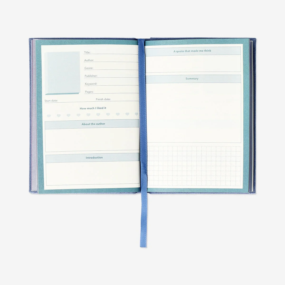 Book journal with linen cover - English - Image 2