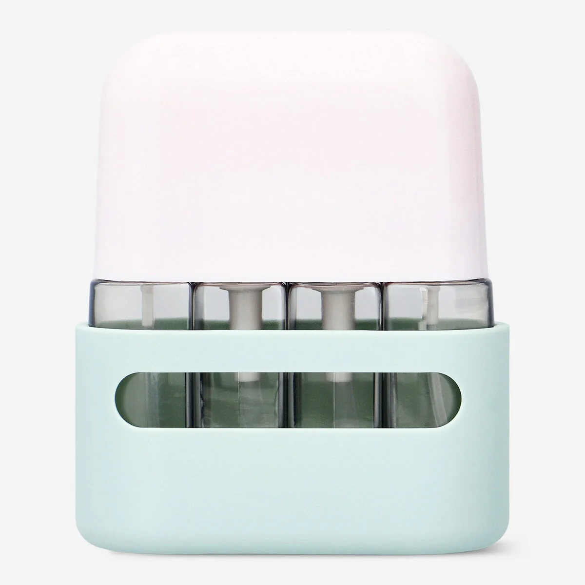Bottles for travel in case with lid - 4 pcs - Image 2
