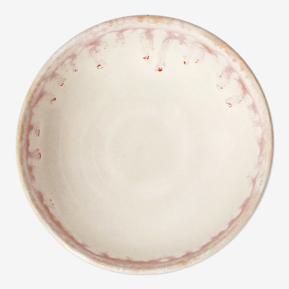 Bowl with dripping glaze - Large - Image 2
