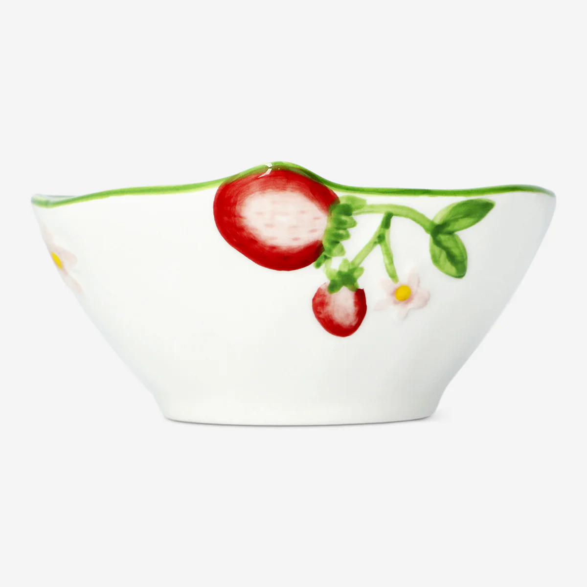 Bowl with embossed strawberries - 12 cm - Image 2