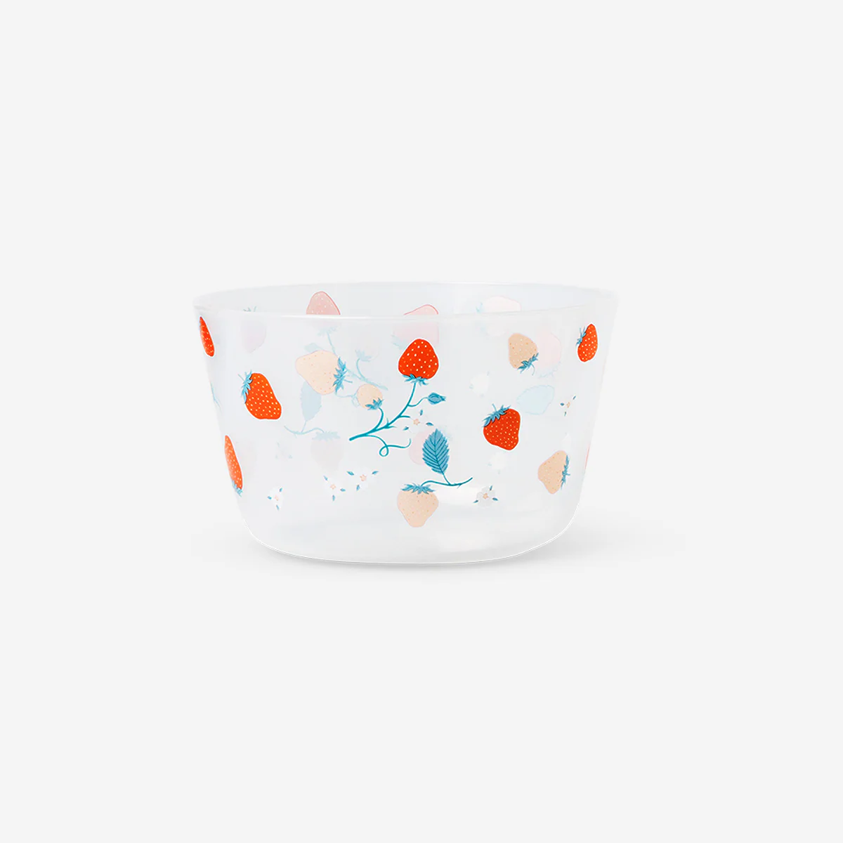 Bowls with strawberry print - 2 pcs - Image 3