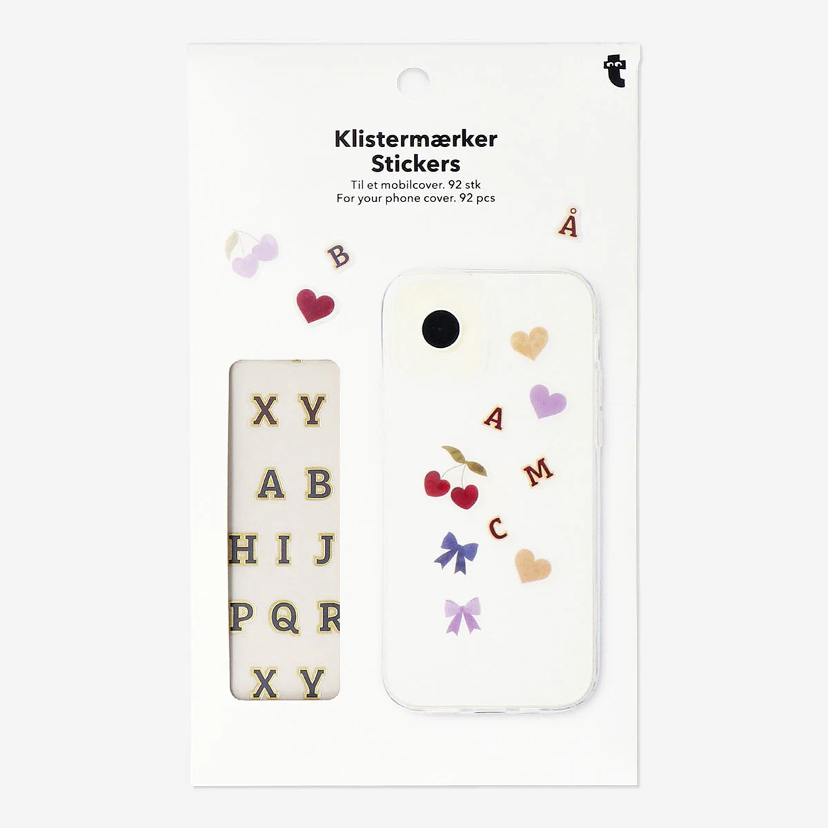 Assorted phone stickers