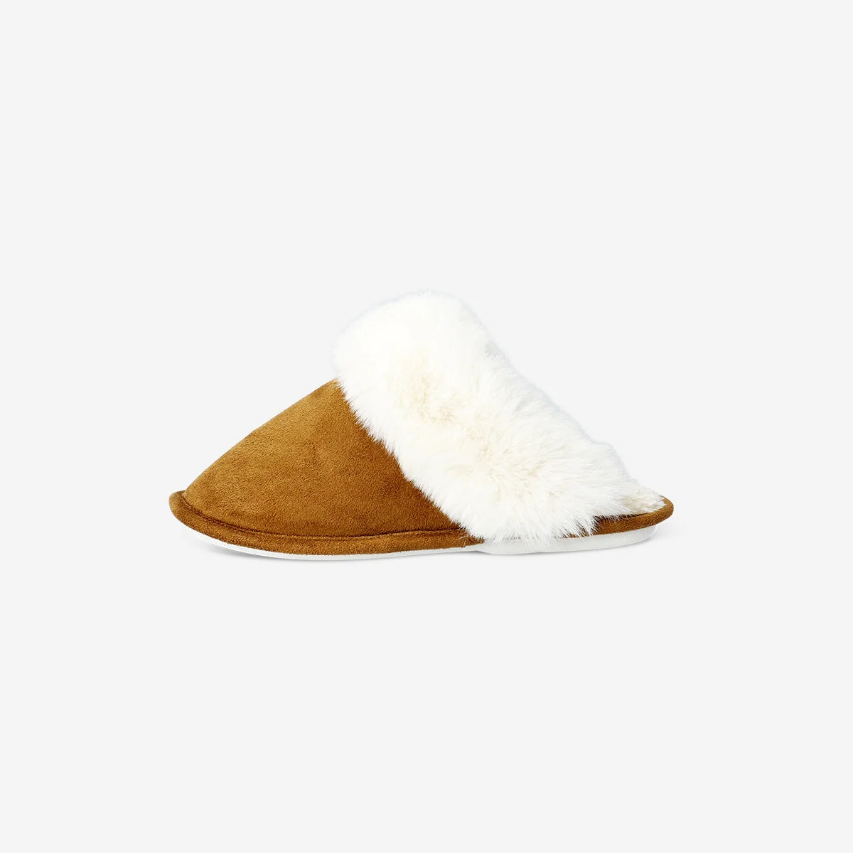 Brown slippers with plush - Size 40/41 - Image 2