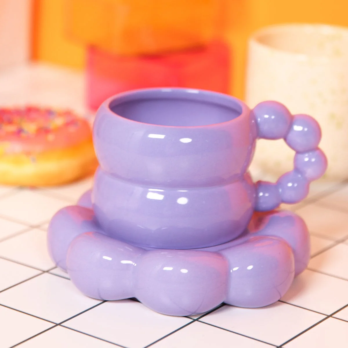 Bubble mug with saucer. 350 ml - Image 3