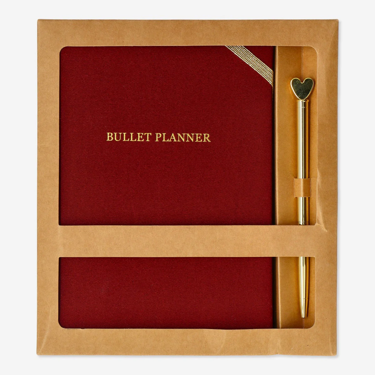 Bullet planner. With pen