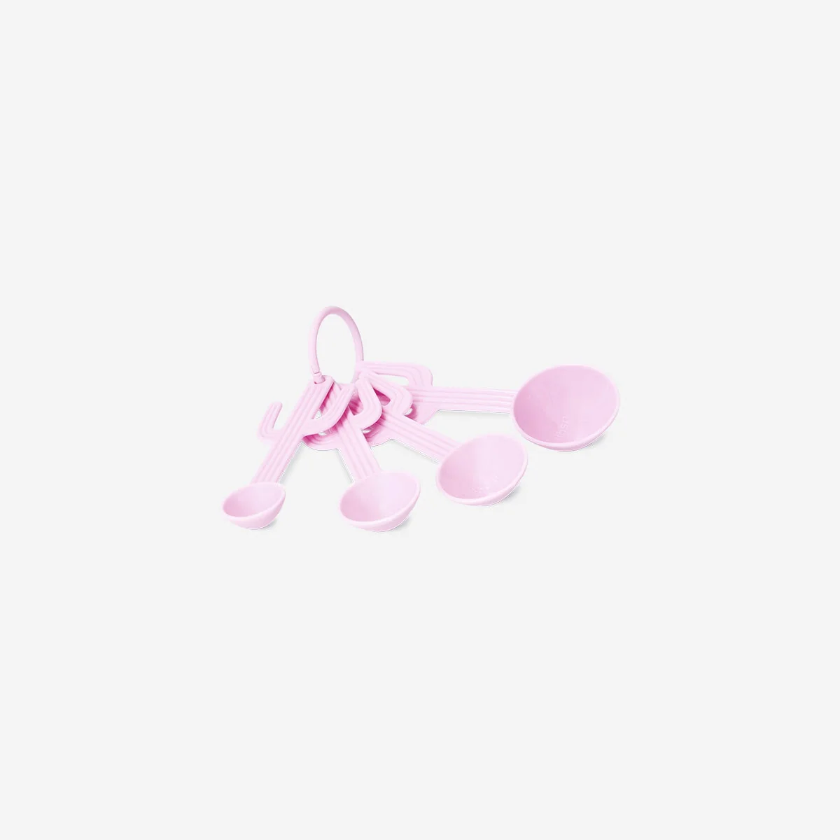 Pink cactus measuring spoons - 4 pcs - Image 2