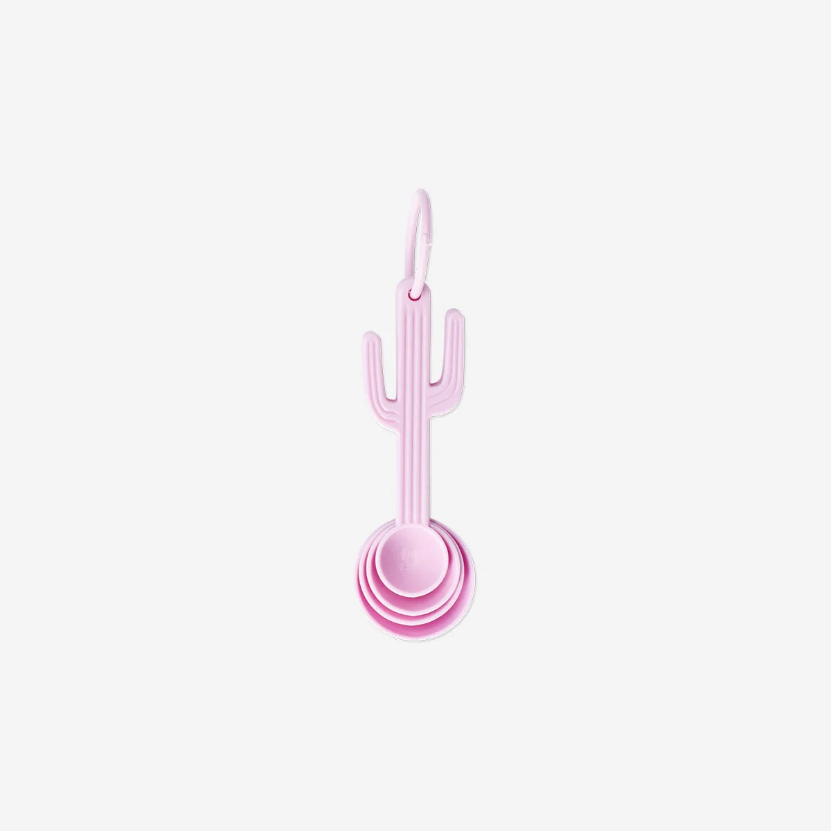 Pink cactus measuring spoons - 4 pcs - Image 3