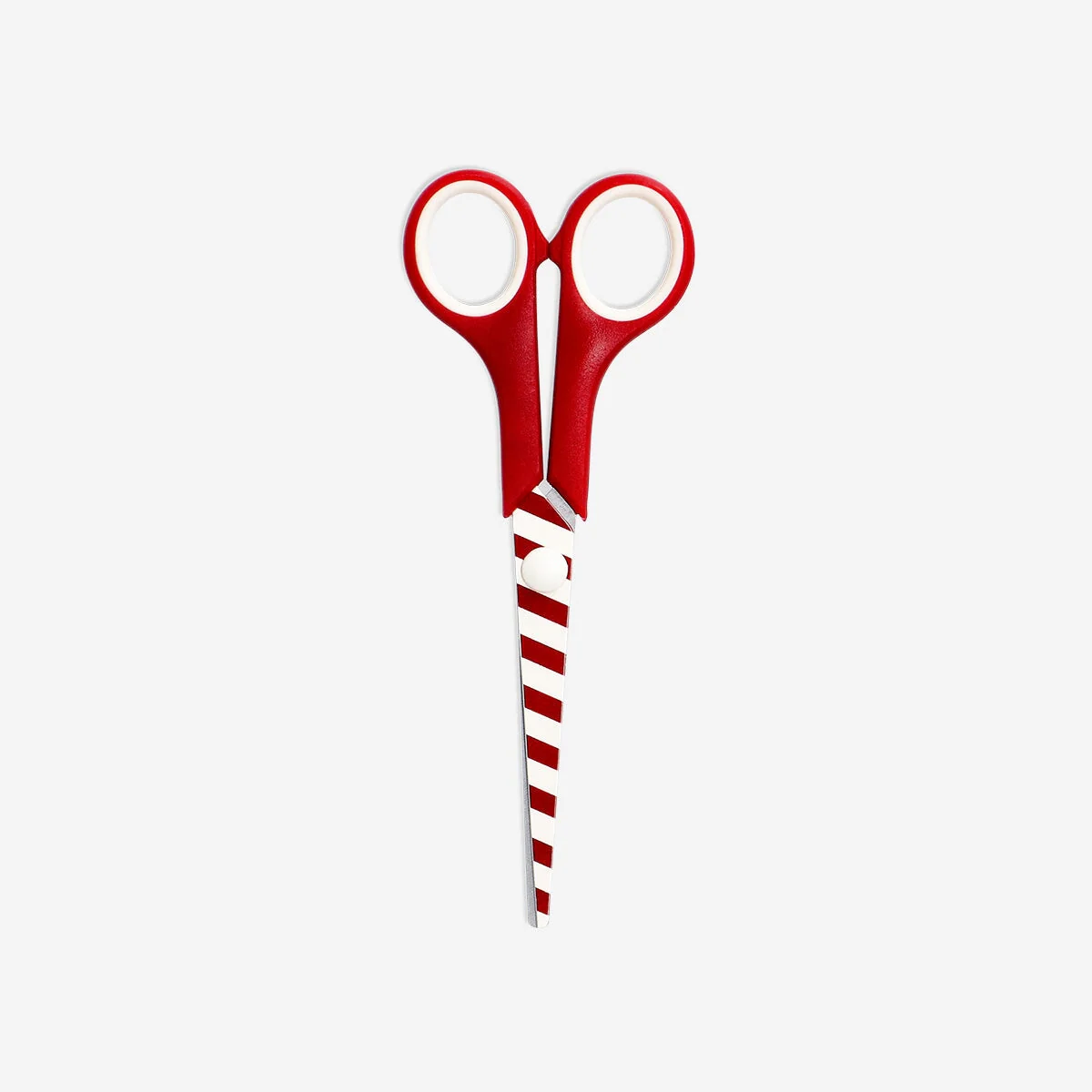 Candy cane striped scissors - 17 cm