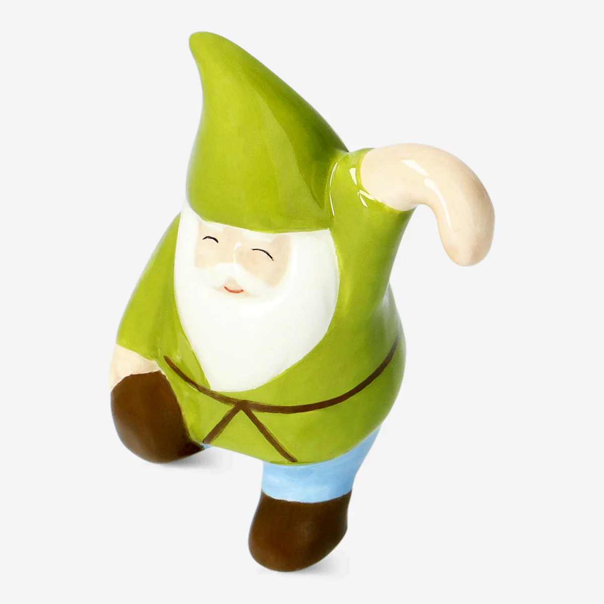 Ceramic gnome pot decoration - Image 2