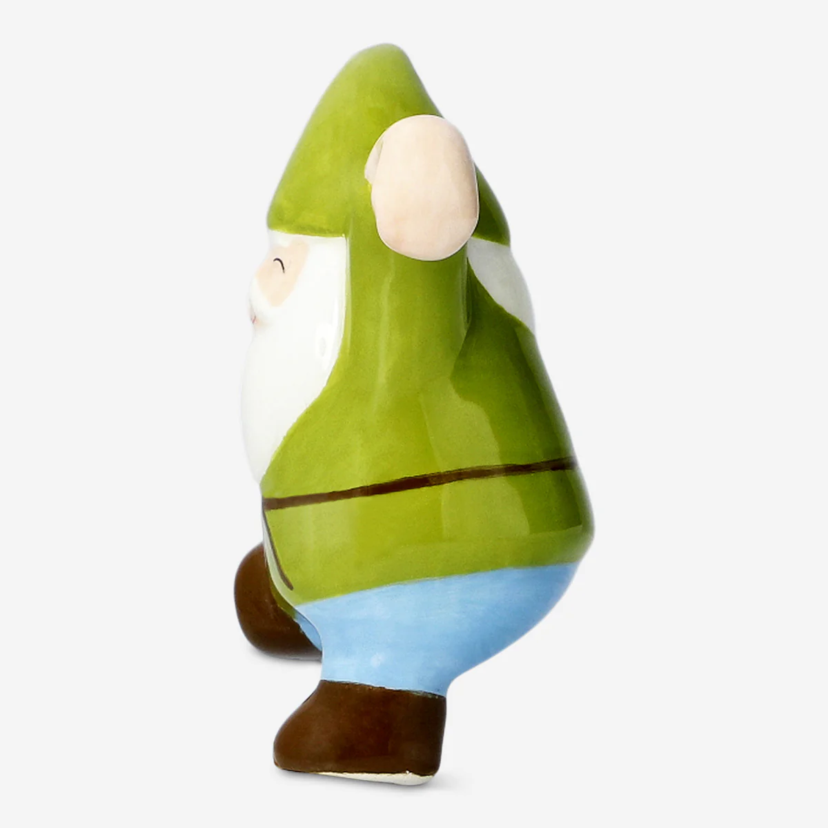 Ceramic gnome pot decoration - Image 3