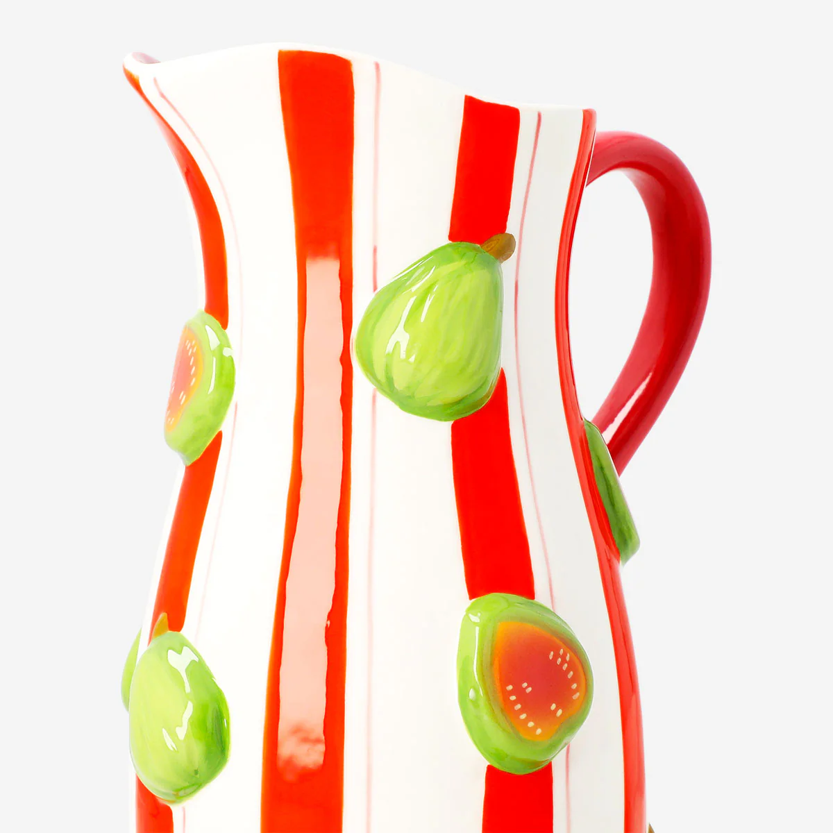 Ceramic jug with embossed guavas - 1.2 L - Image 3