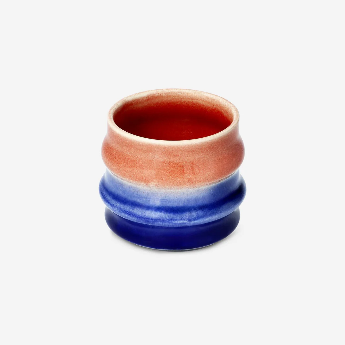 Gradient red to blue ceramic mug - 300 ml