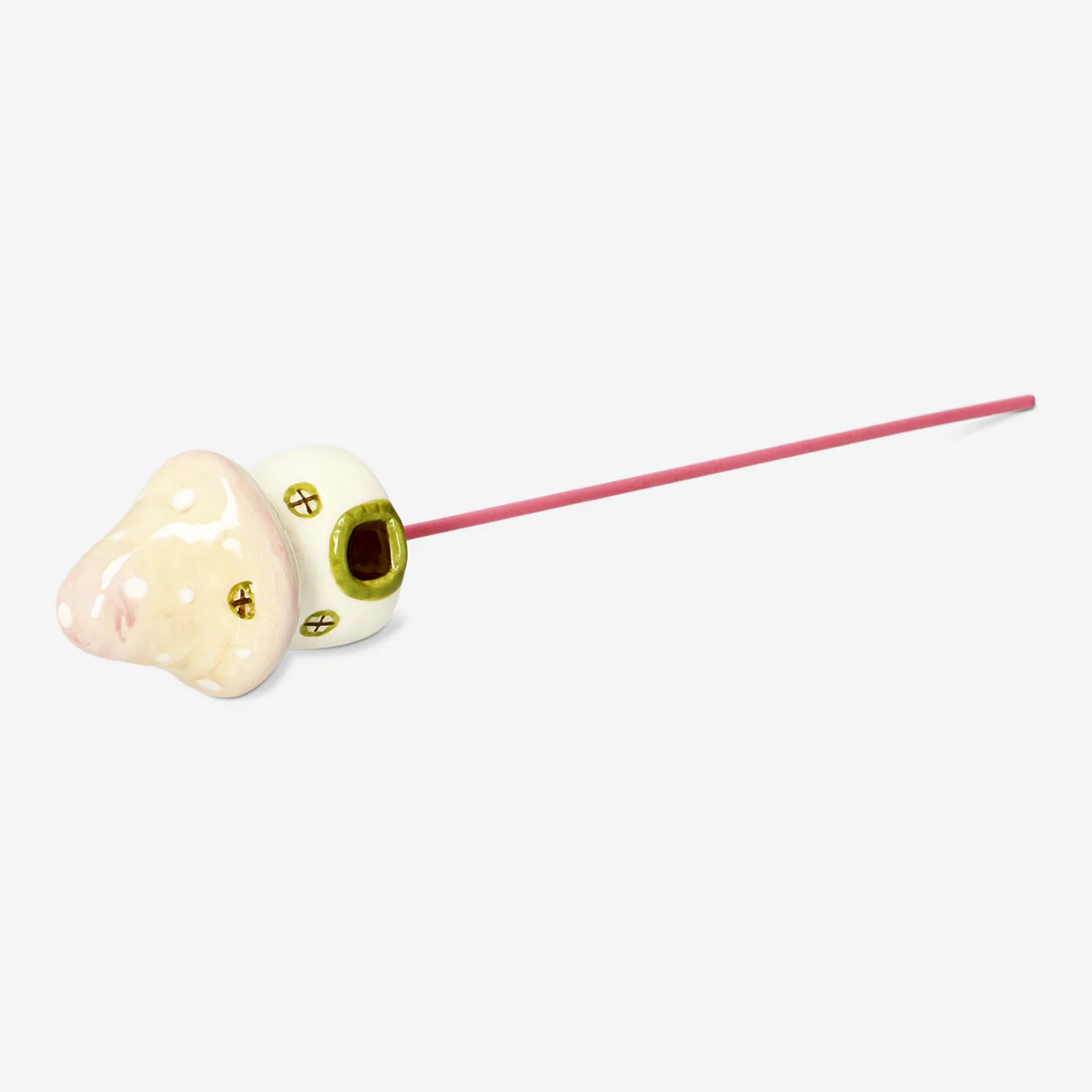 Ceramic mushroom stick pot decoration - Image 2