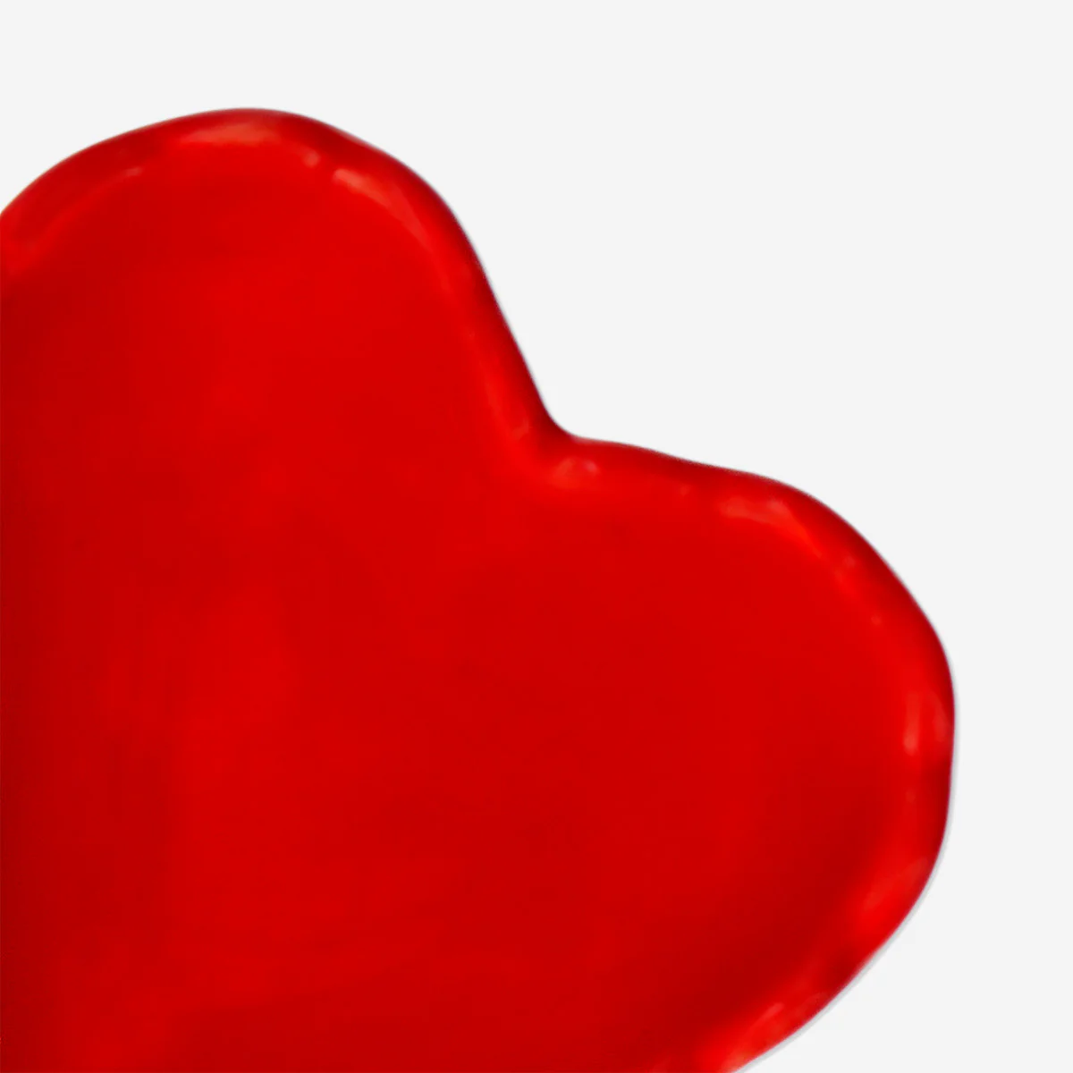 Ceramic red heart bowl - 7 cm - Image 3