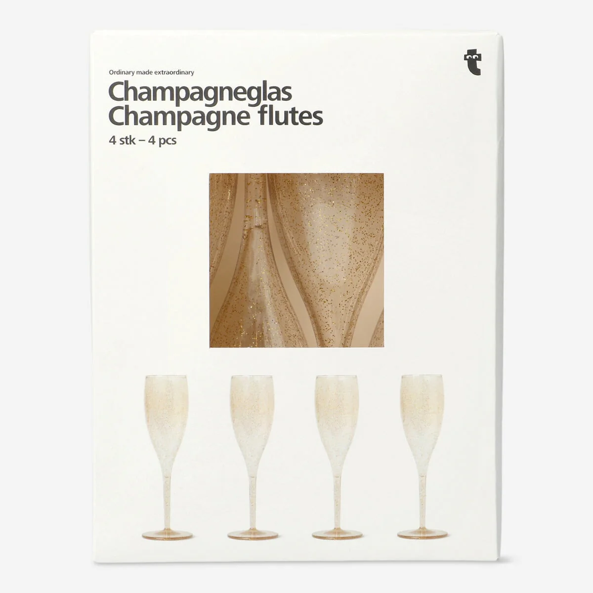Champagne flutes. 4 pcs - Image 3