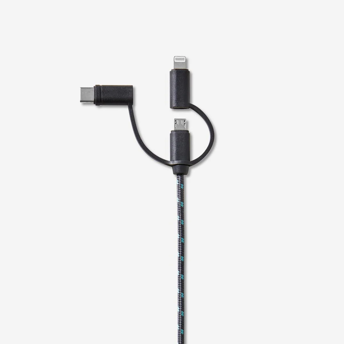 Charging cable. For USB-C, Micro USB and lightning - Image 2