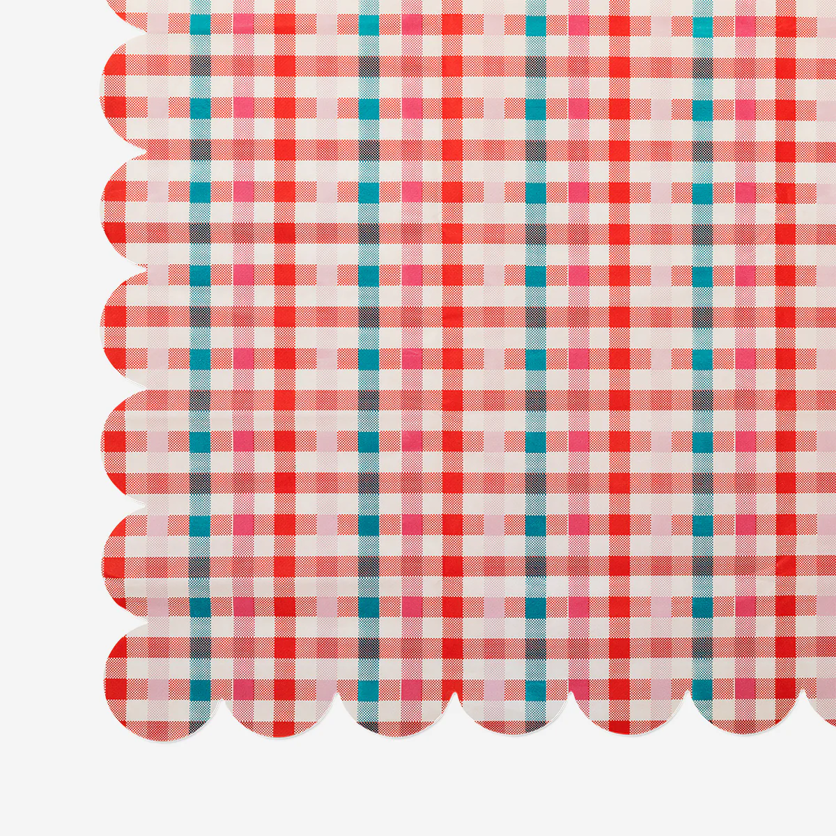 Chequered paper picnic tablecloth - 120x180 cm - Image 3