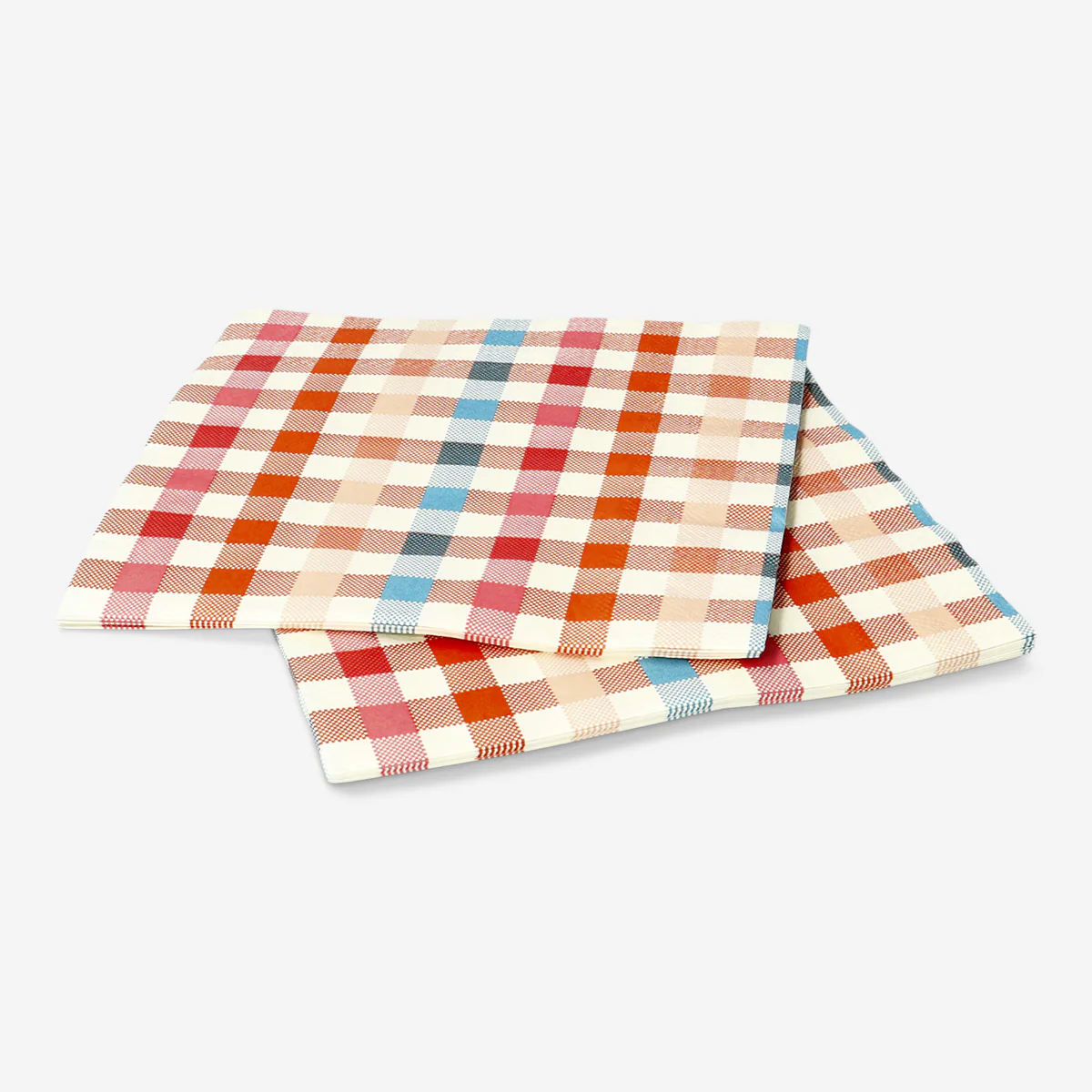 Checkered picnic napkins - 16 pcs - Image 3