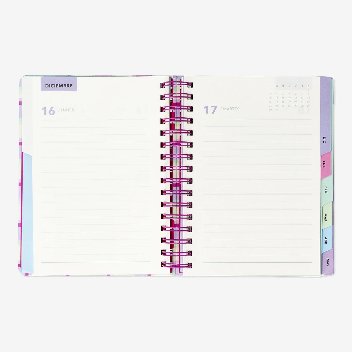 Checkered Study Planner - Spanish - Image 3