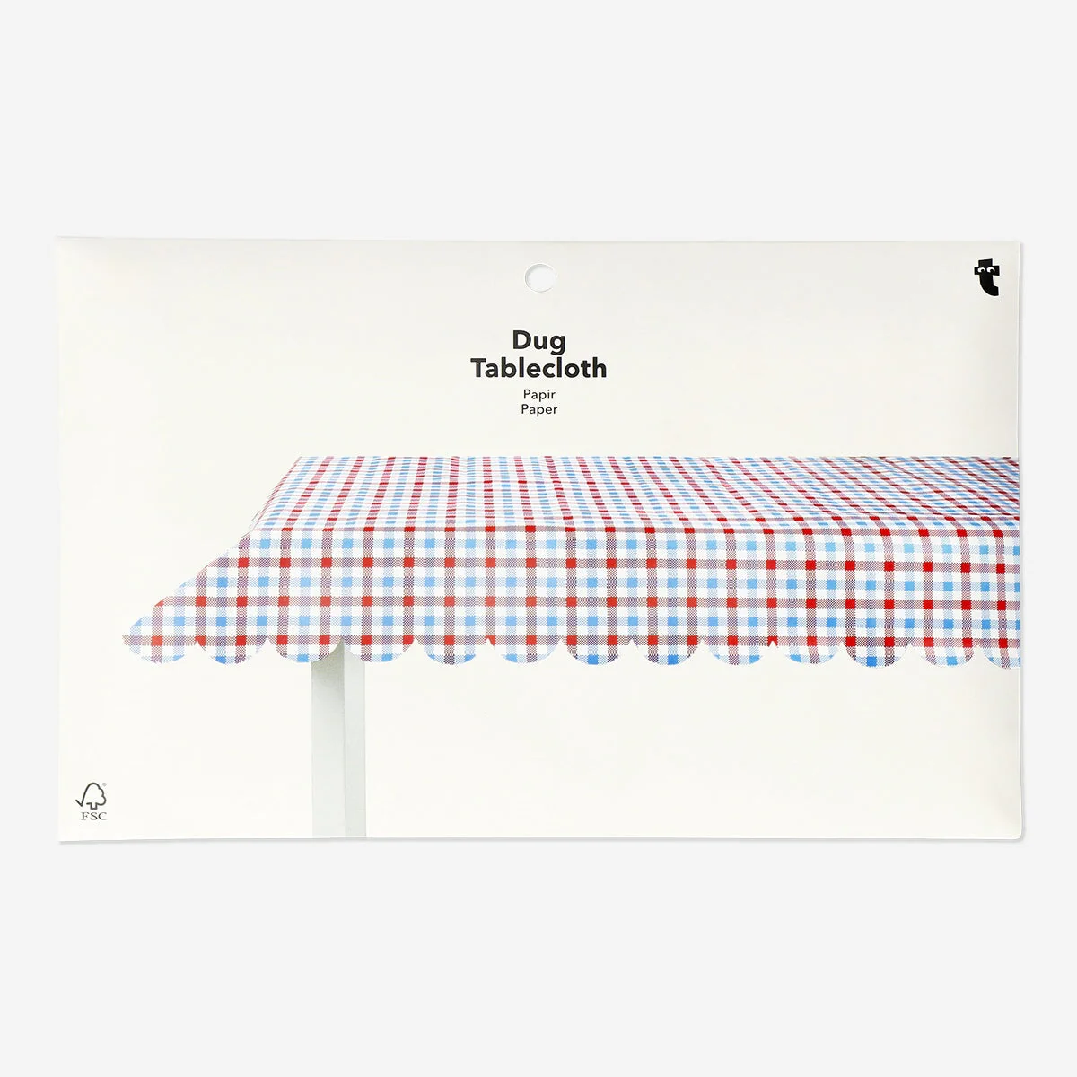 Checkered tablecloth - 120 x 180 cm