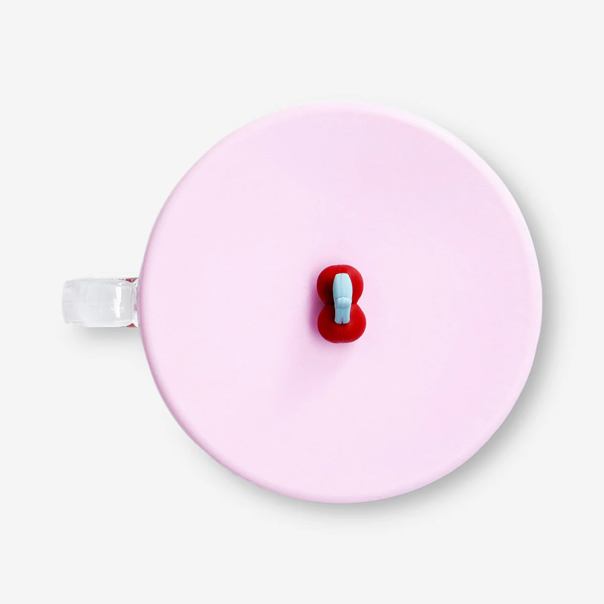 Cherry mug with silicone lid - 400 ml - Image 4