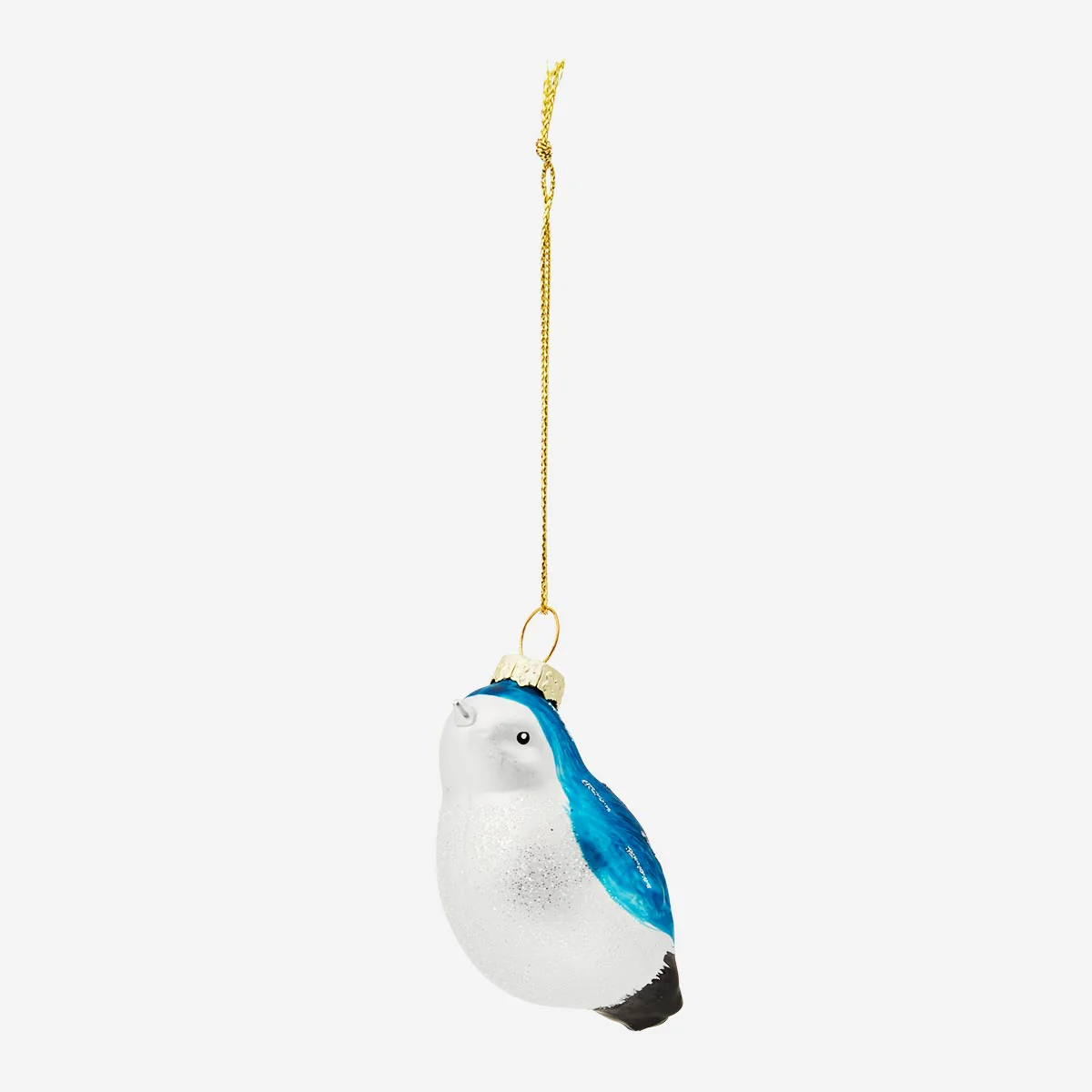 Christmas bauble. Blue bird - Image 2