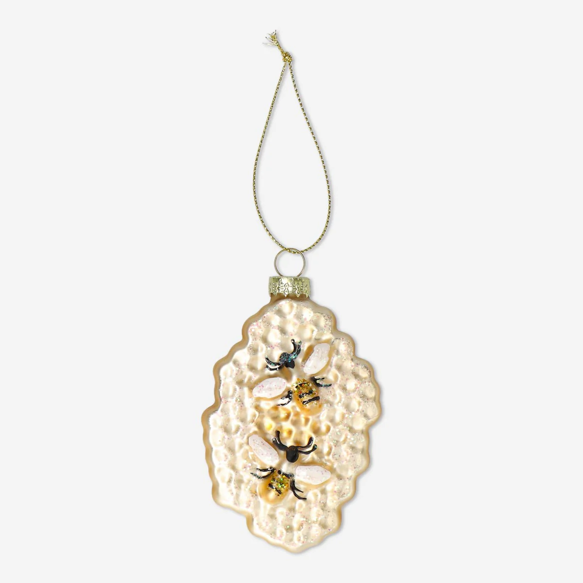 Christmas bauble. Honeycomb