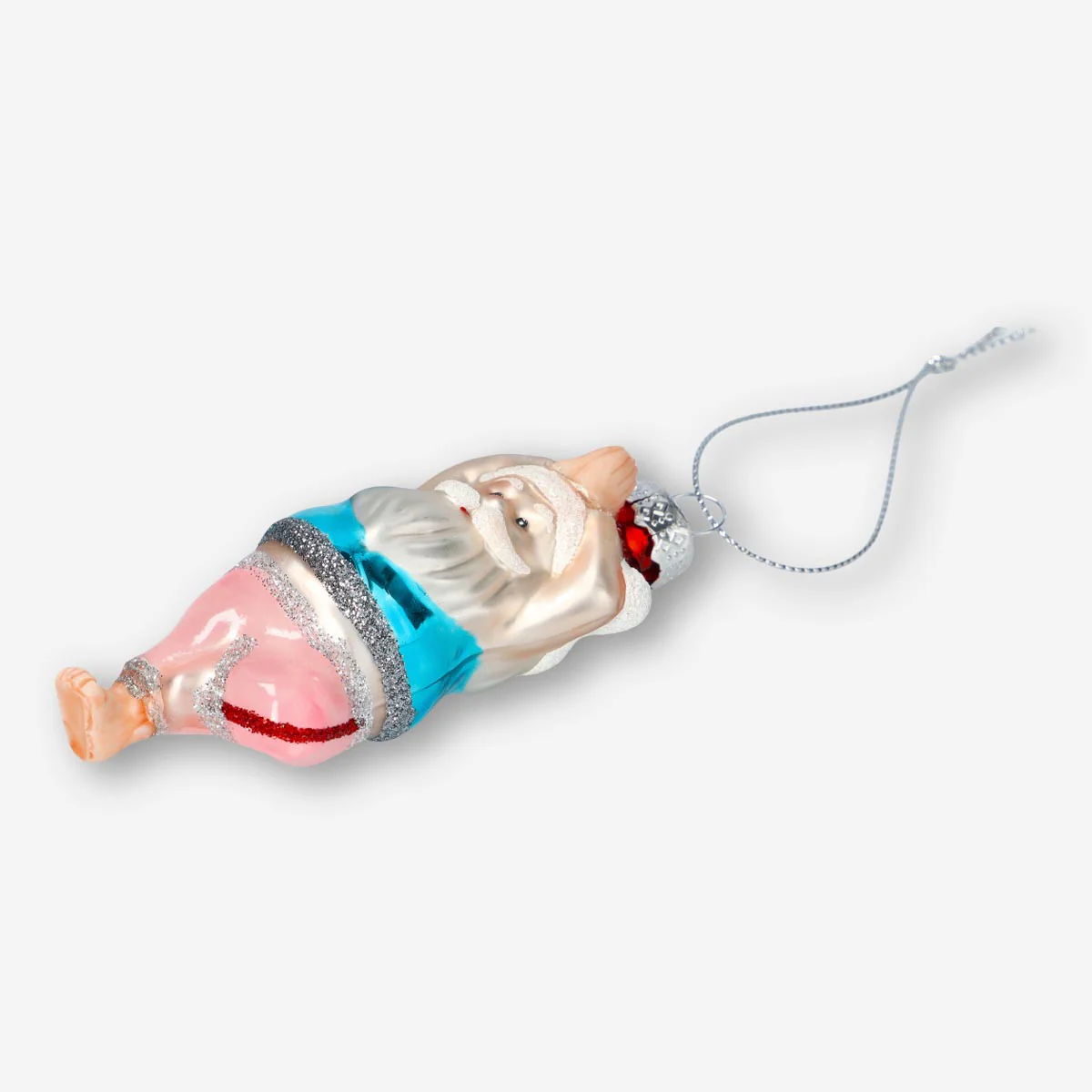 Christmas bauble. Yoga Santa - Image 2