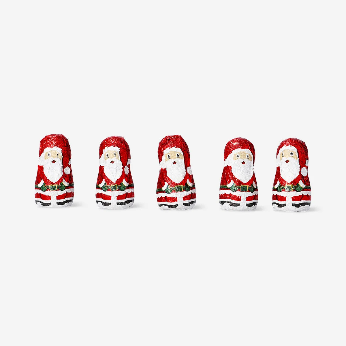 Milk cocoa confectionery Santas in gingerbread house container - 5 pcs - Image 2