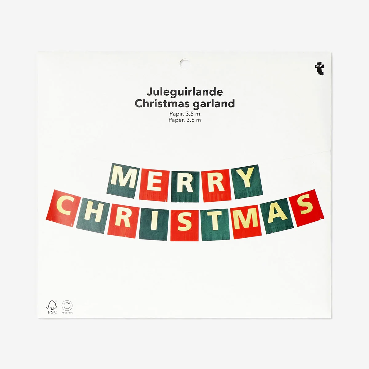 Christmas paper garland - Image 2