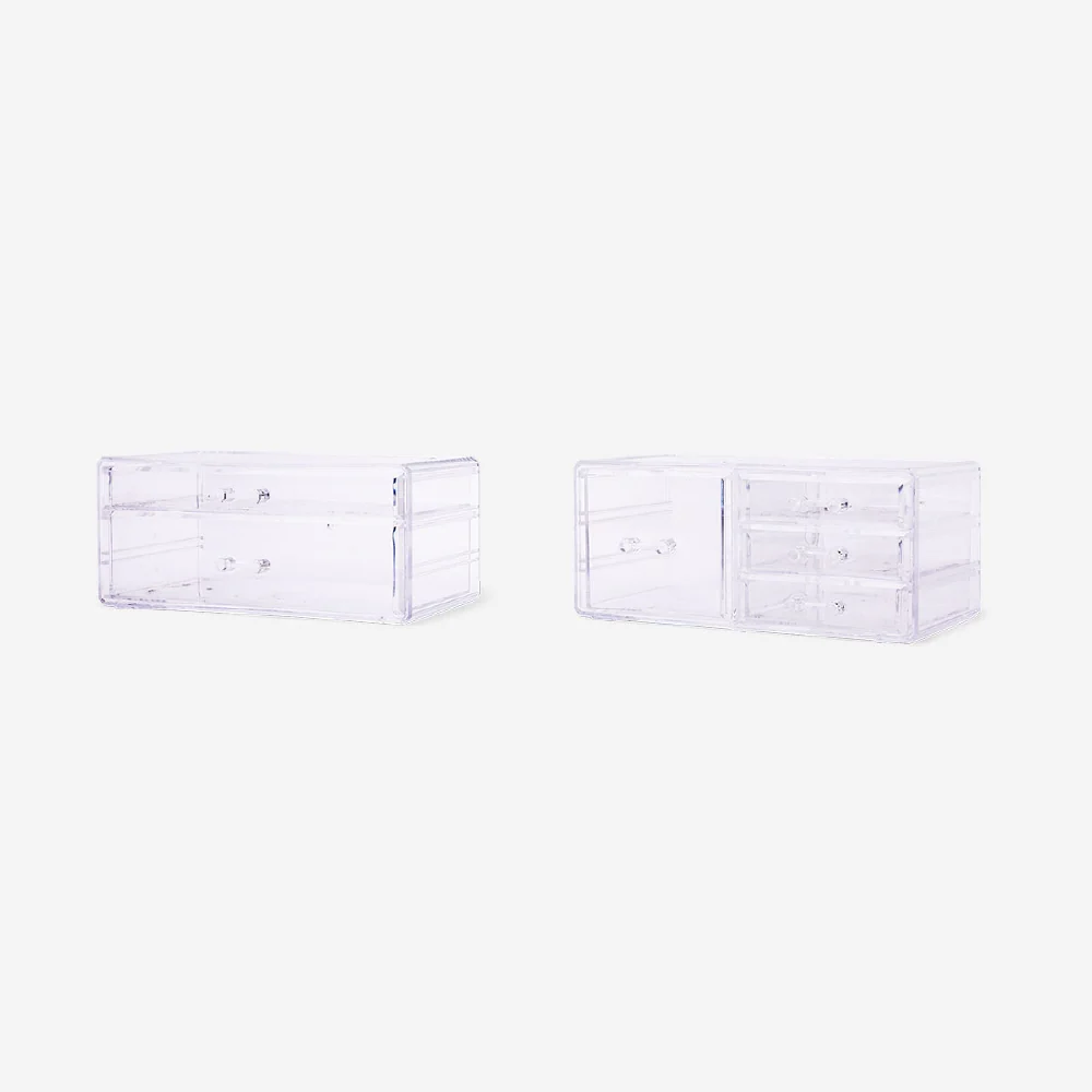 Clear cosmetic organiser - 21,5x24 cm - Image 3