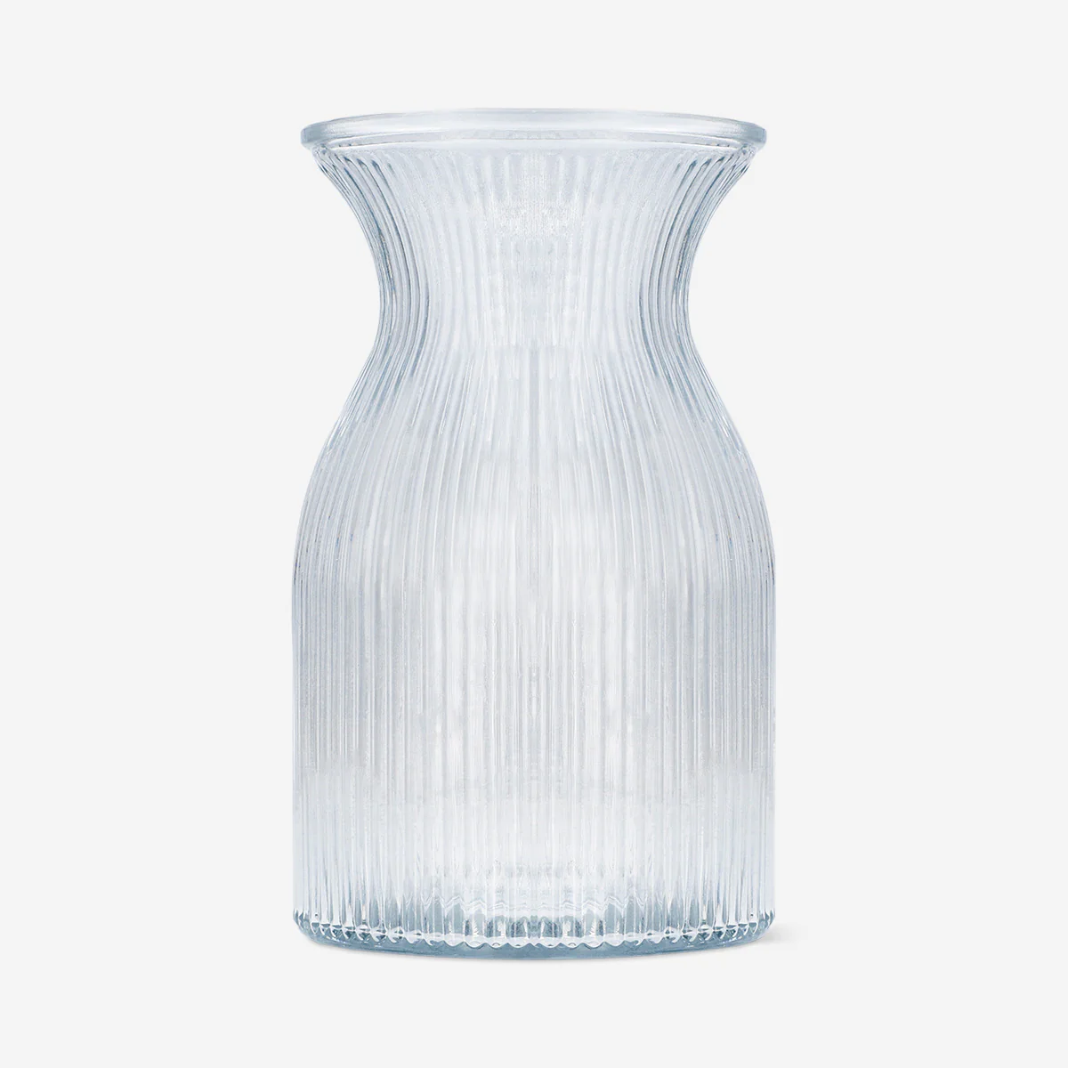 Clear glass vase - 19 cm - Image 2