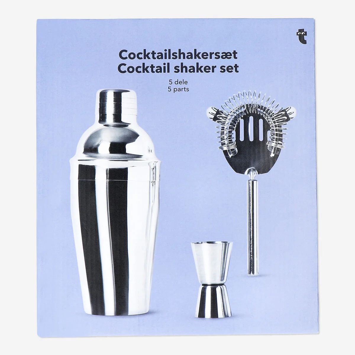 Cocktail shaker set - 5 pcs - Image 3